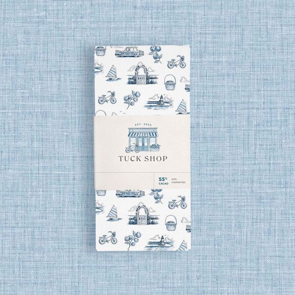 Tuck Shop Nantucket Dark Chocolate with Cranberries – 55% Cacao - Picture 1 of 2